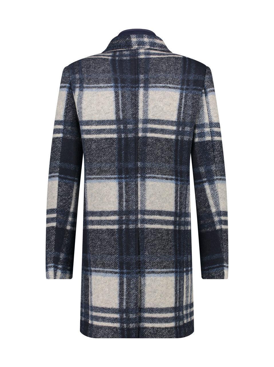 A Fish Named Fred Overcoat Big Check Product Image