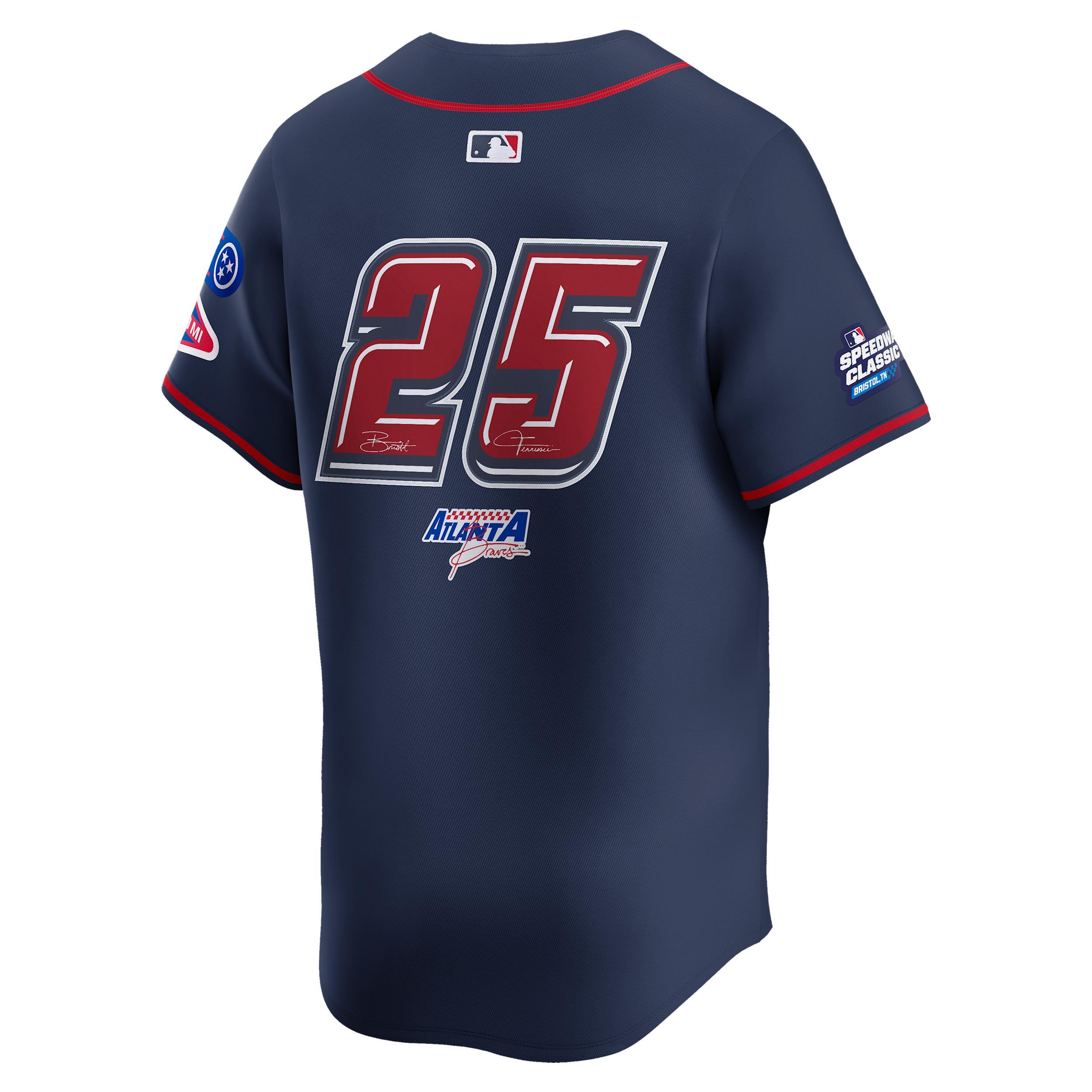 Atlanta Braves Bristol Men's Nike Dri-FIT ADV MLB Limited Jersey Product Image