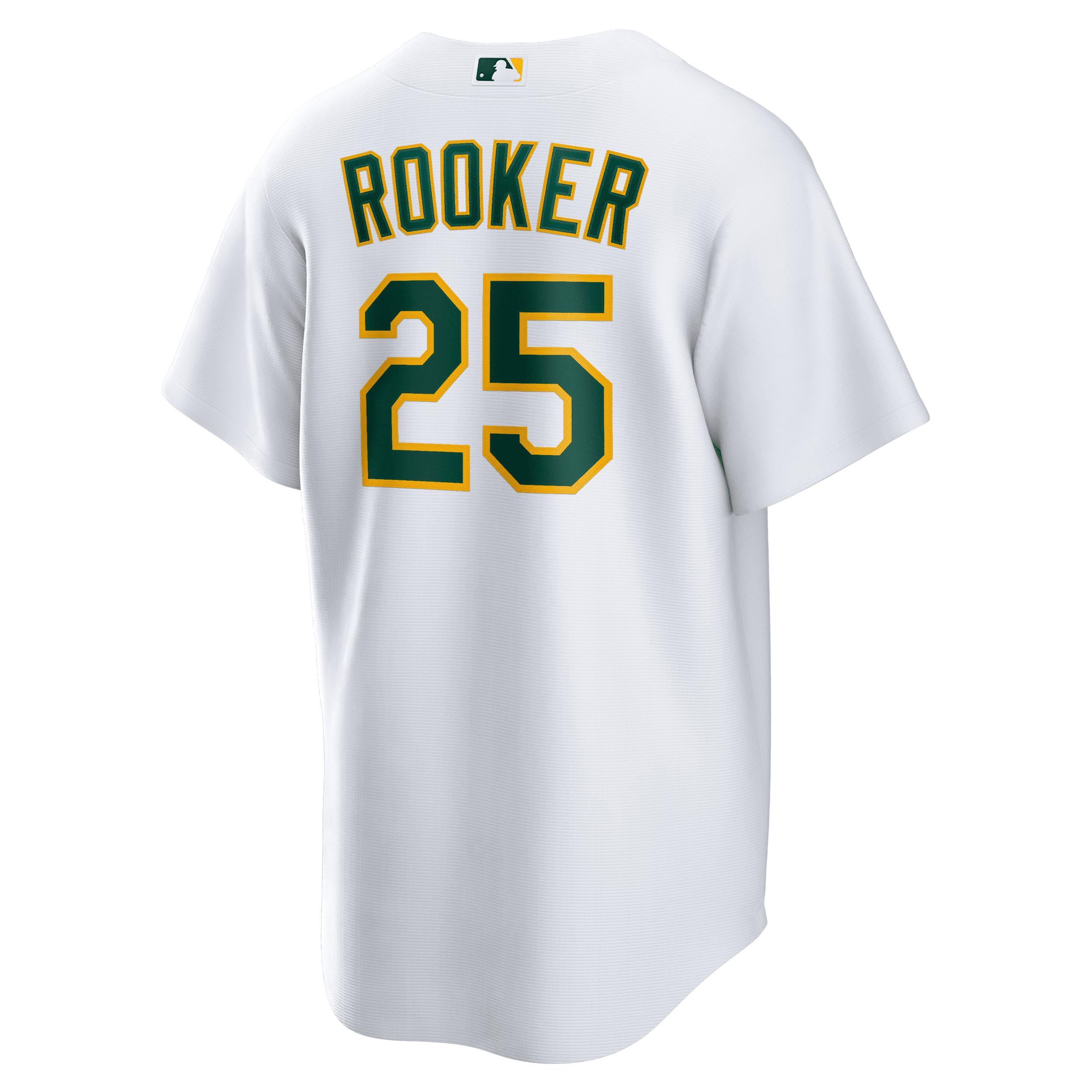 Men's Nike Esteury Ruiz White Oakland Athletics Home Replica Jersey, Size: Medium Product Image