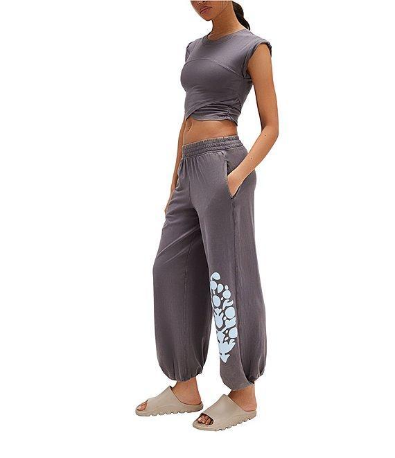 FP Movement Hot Shot Logo Crew Neck Short Sleeve Crossover Hem Set Product Image