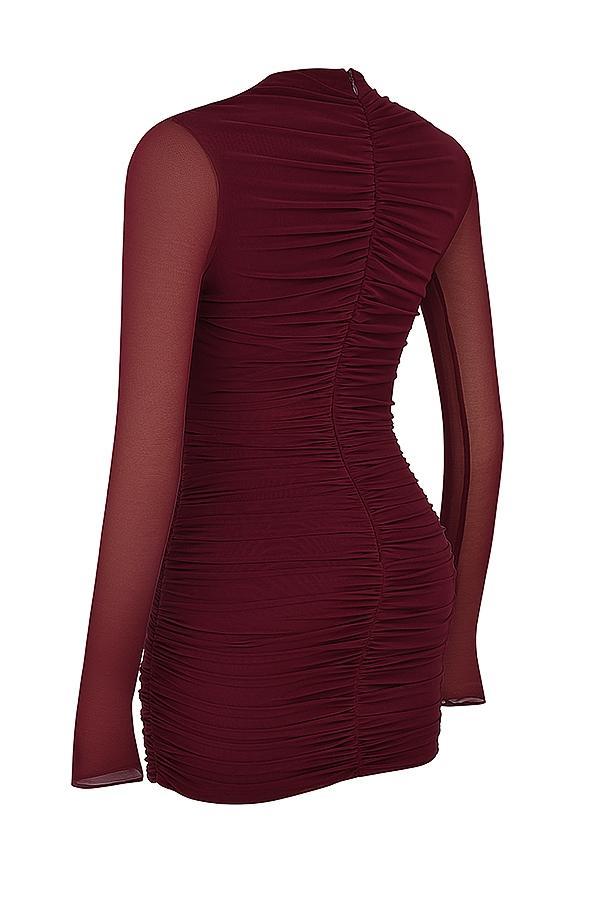 Lucinda Mulberry Cutout Mini Dress Product Image