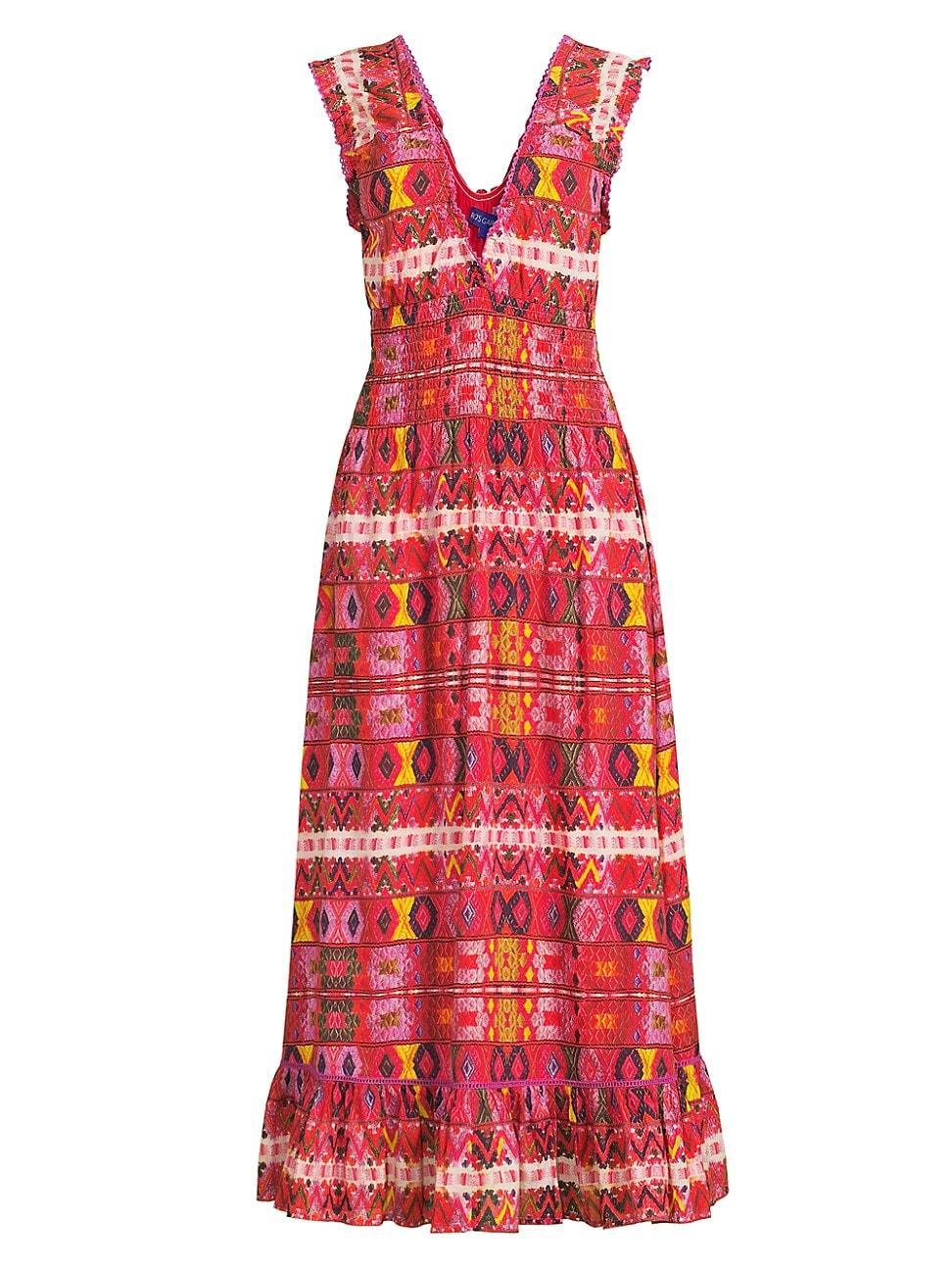 Womens Hilda Cotton Midi-Dress Product Image