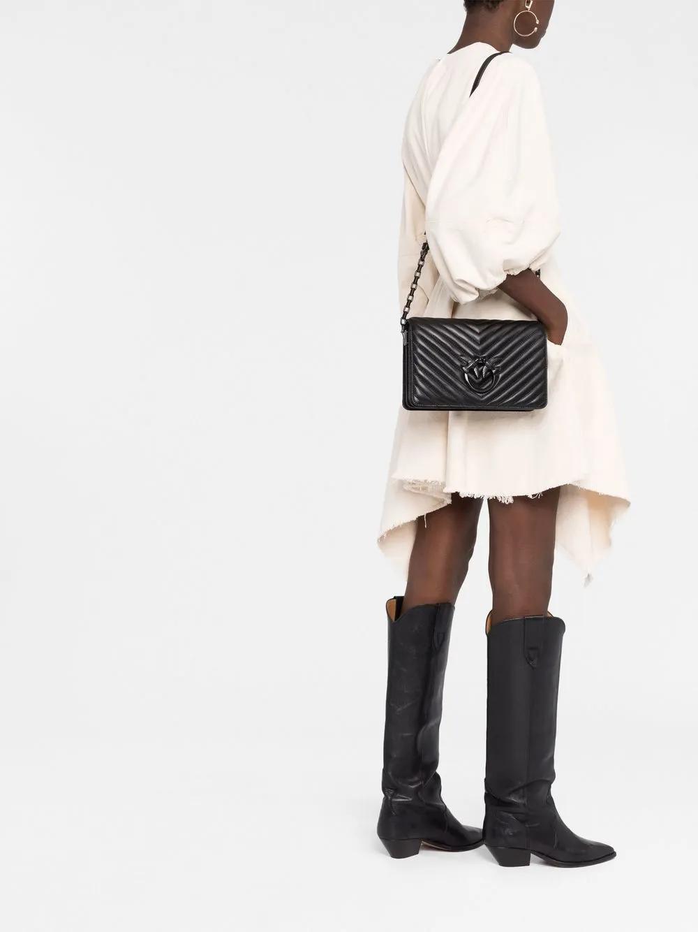 Love quilted leather crossbody bag Product Image