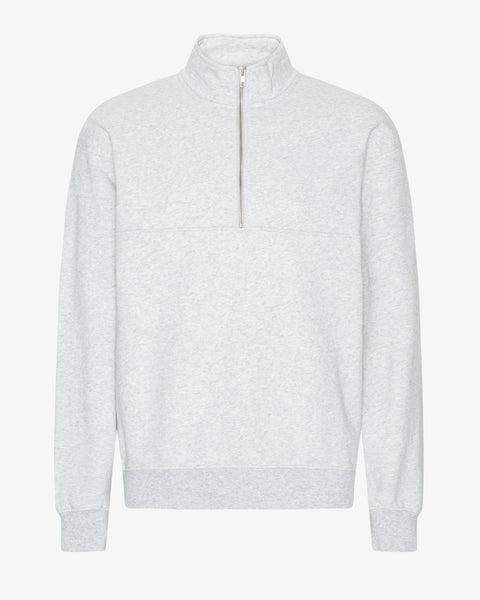 Organic Quarter Zip - Snow Melange Product Image