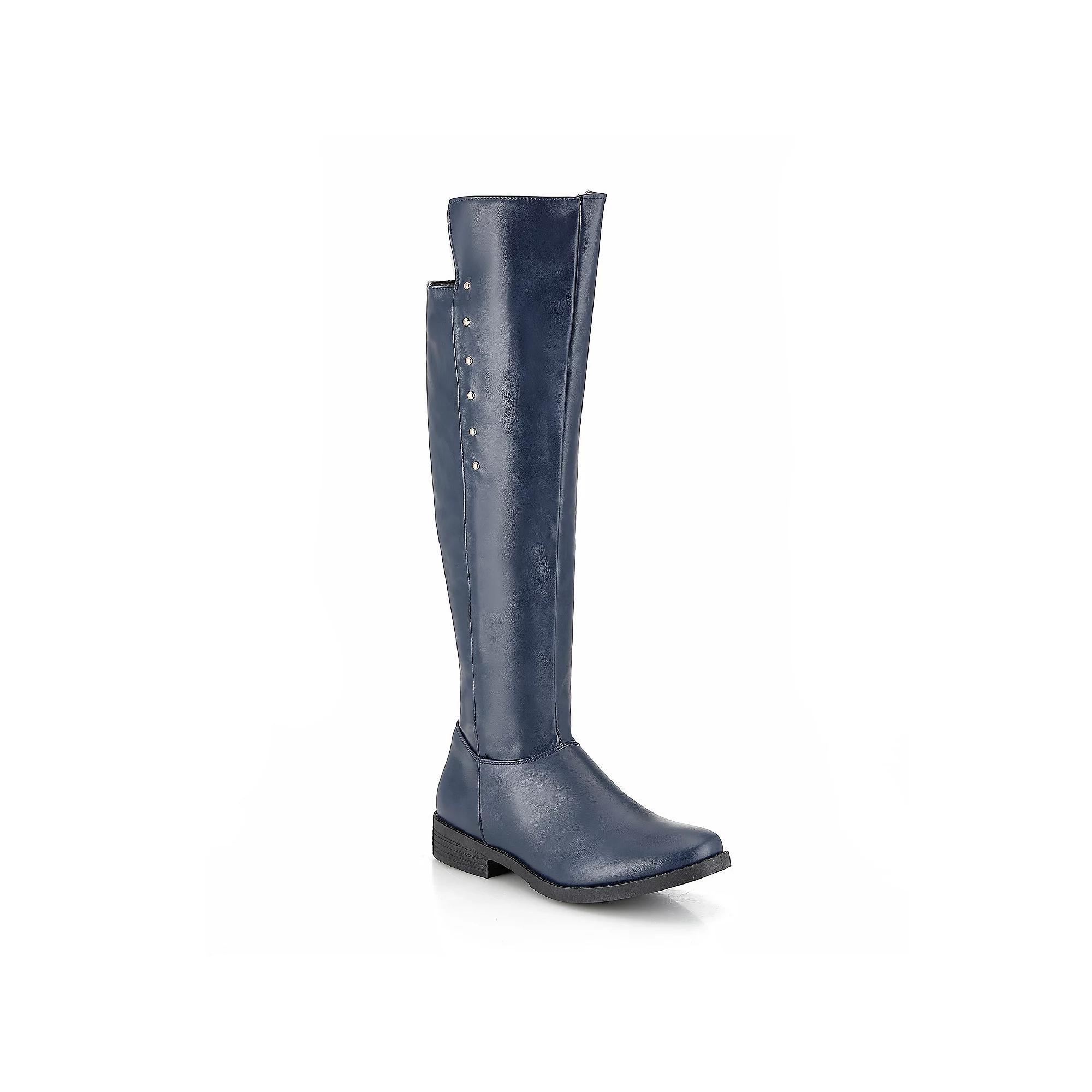 Henry Ferrera Bistro 100 Women's Tall Riding Boots, Size: 7.5, Blue Product Image
