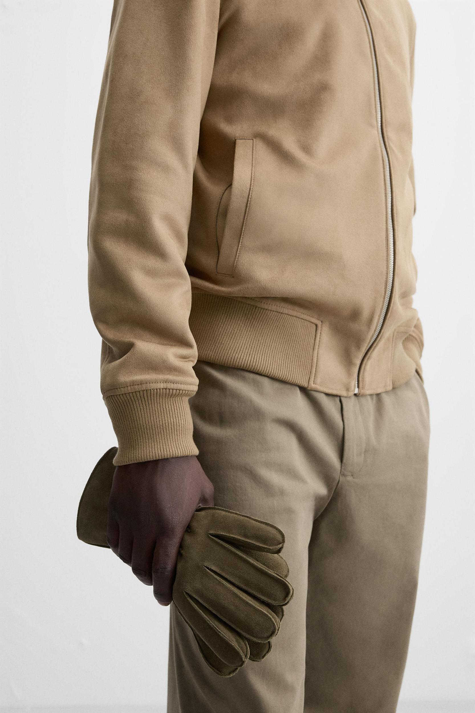 FAUX SUEDE JACKET Product Image