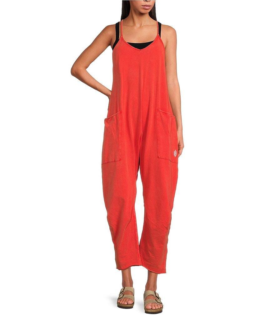 Free People FP Movement Sleeveless Scoop Neck Ankle Length Patch Pocket Hot Shot Onesie Product Image