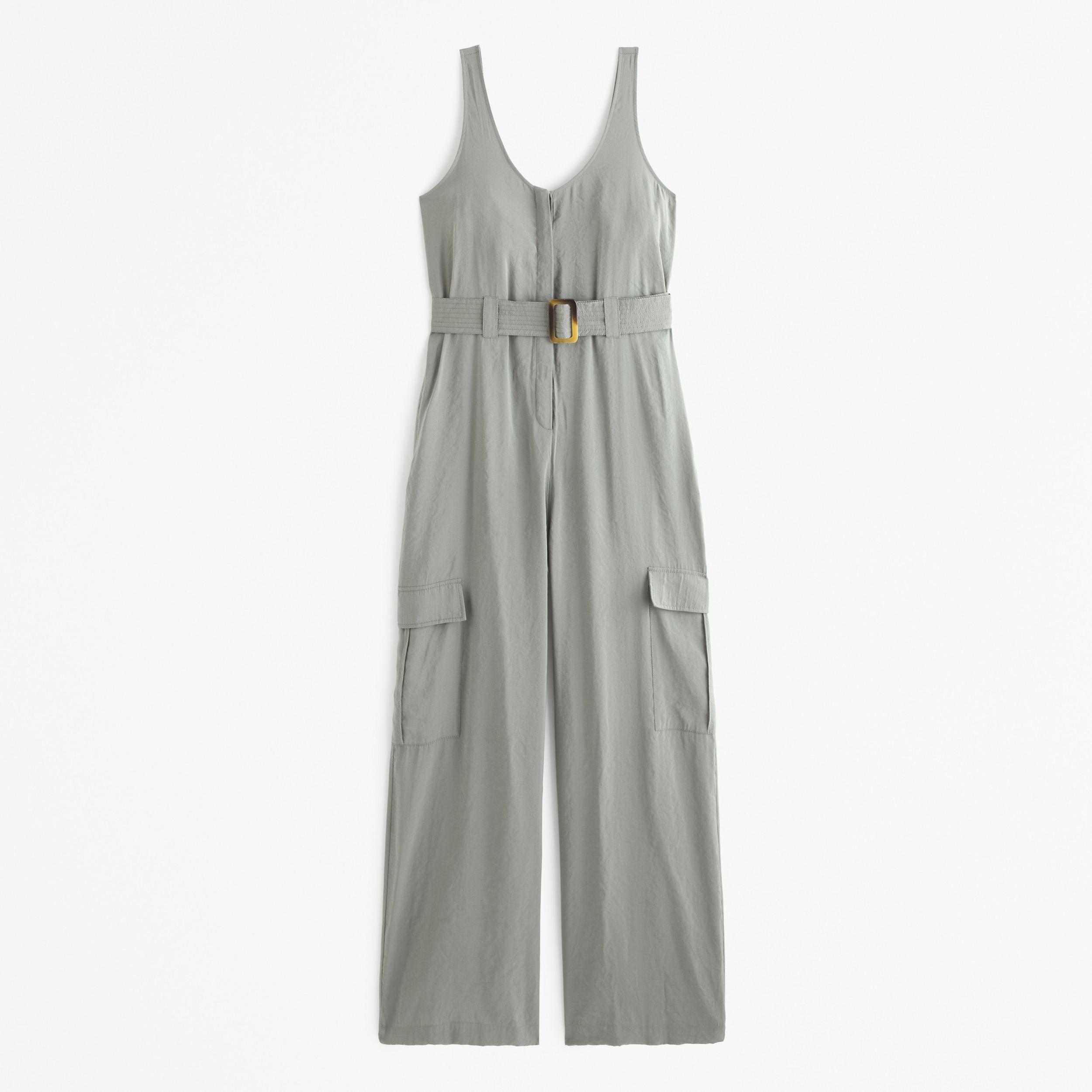 Draped Utility Jumpsuit Product Image
