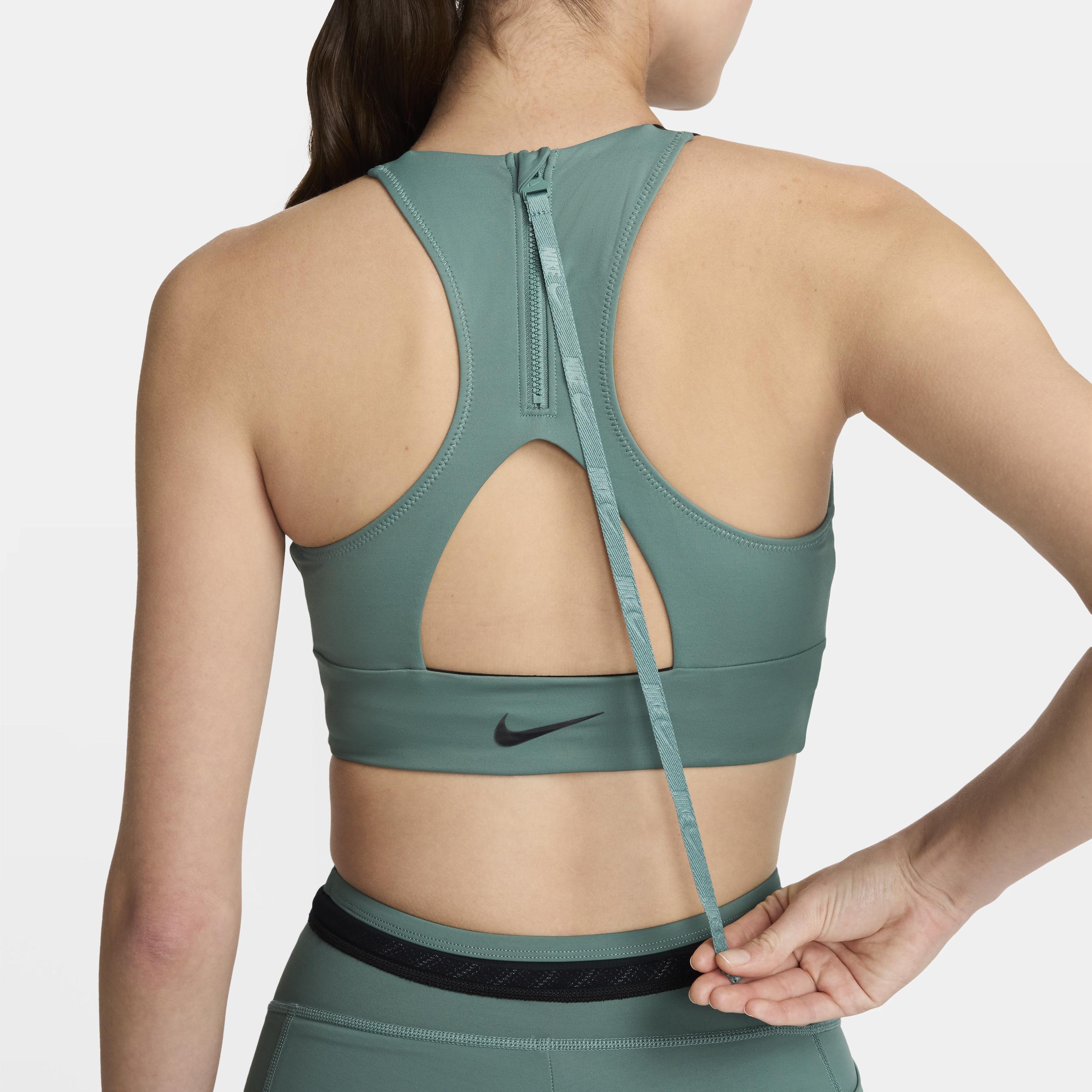 Nike Swim Hydralock Fusion Women's High-Neck Midkini Top Product Image
