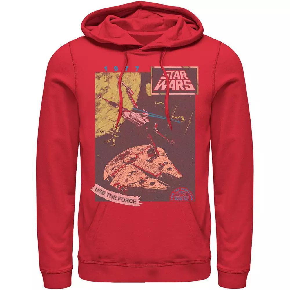Men's Star Wars Join The Rebellion Hoodie, Size: Large, Red Product Image