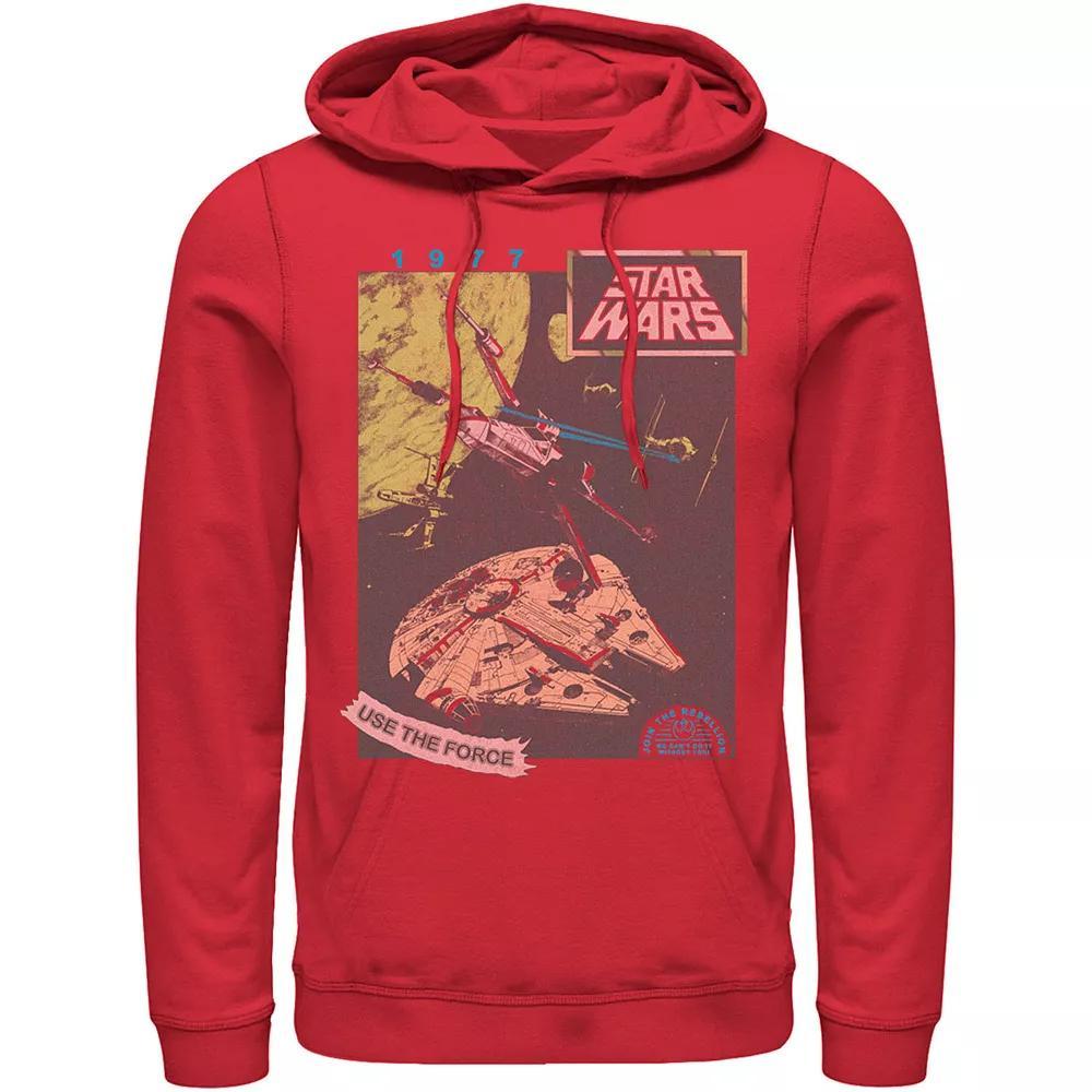 Men's Star Wars Join The Rebellion Hoodie, Size: Large, Red Product Image