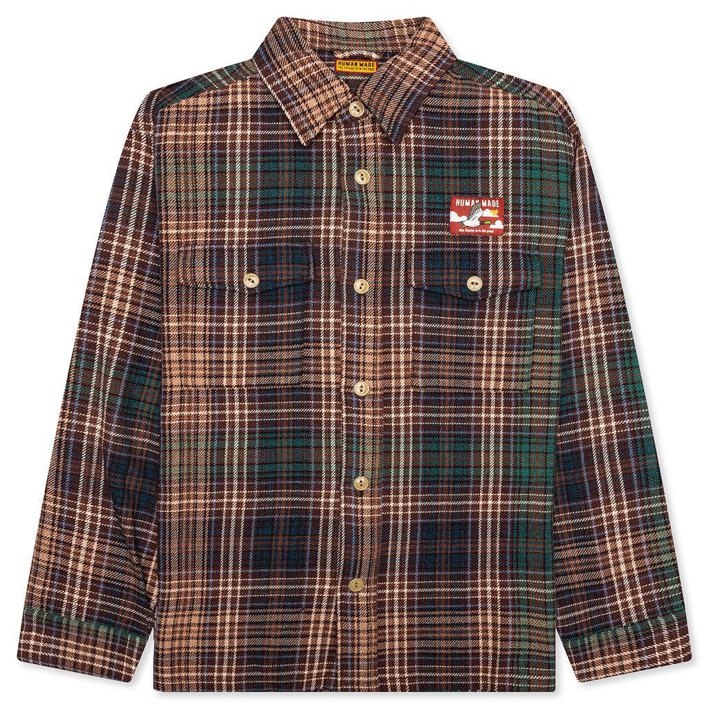 Check Shirt - Brown Male Product Image