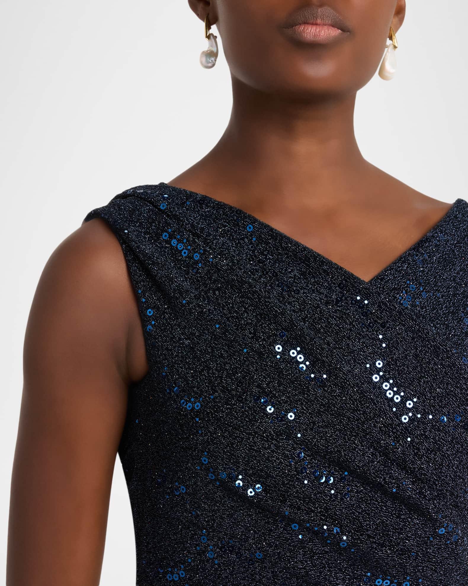 Stardust Jersey Off-The-Shoulder Gown Product Image