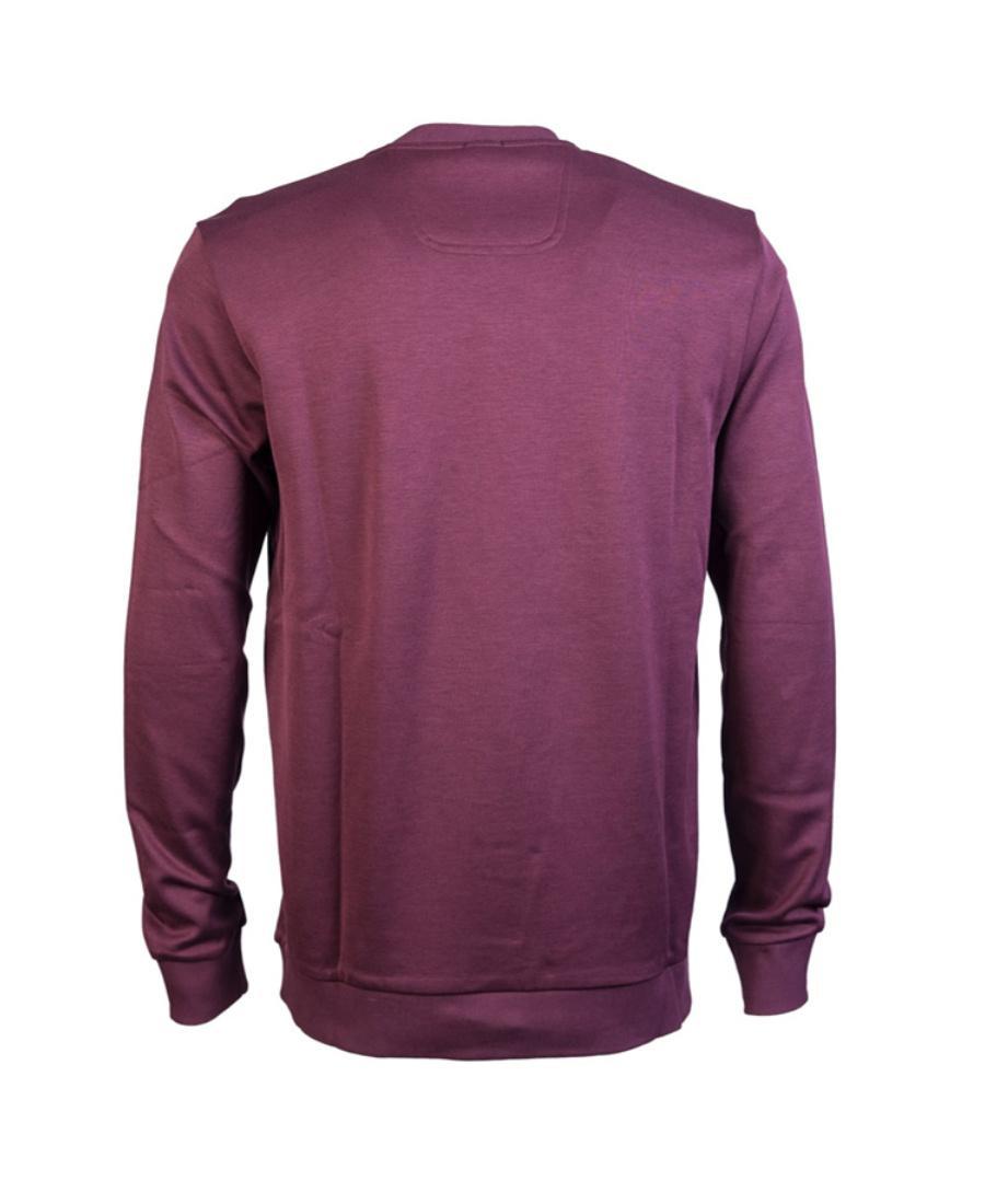 HUGO BOSS Embroidered Logo Pullover In Red Product Image