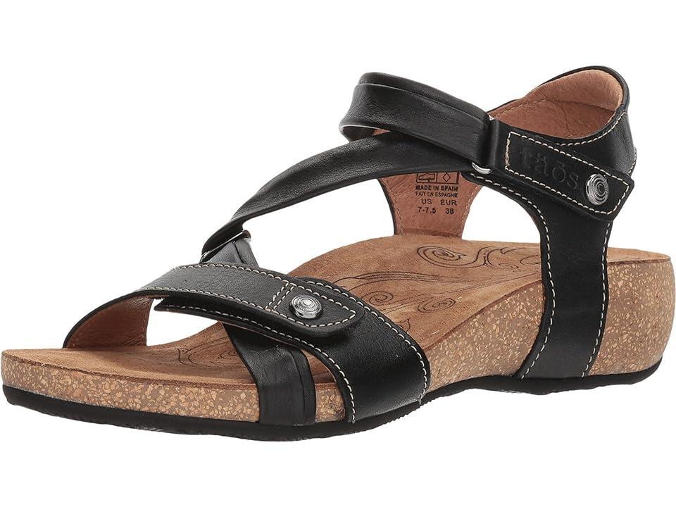 Taos Footwear Universe Banded Leather Wedge Sandals Product Image