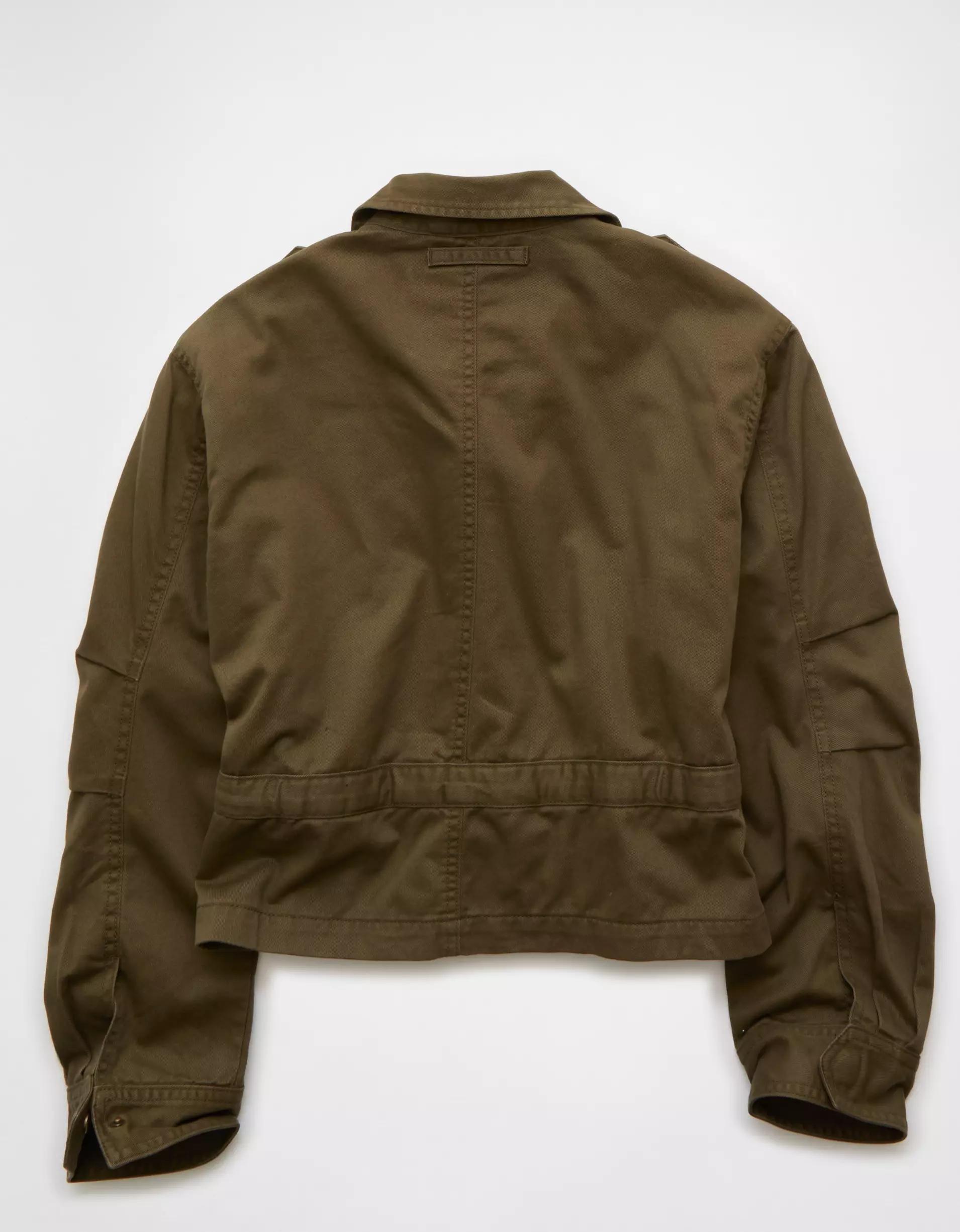 AE Peplum Military Jacket Product Image