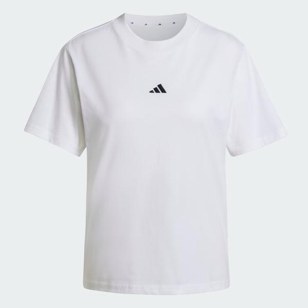 Womens adidas Essentials Small Logo Cotton T-Shirt Product Image