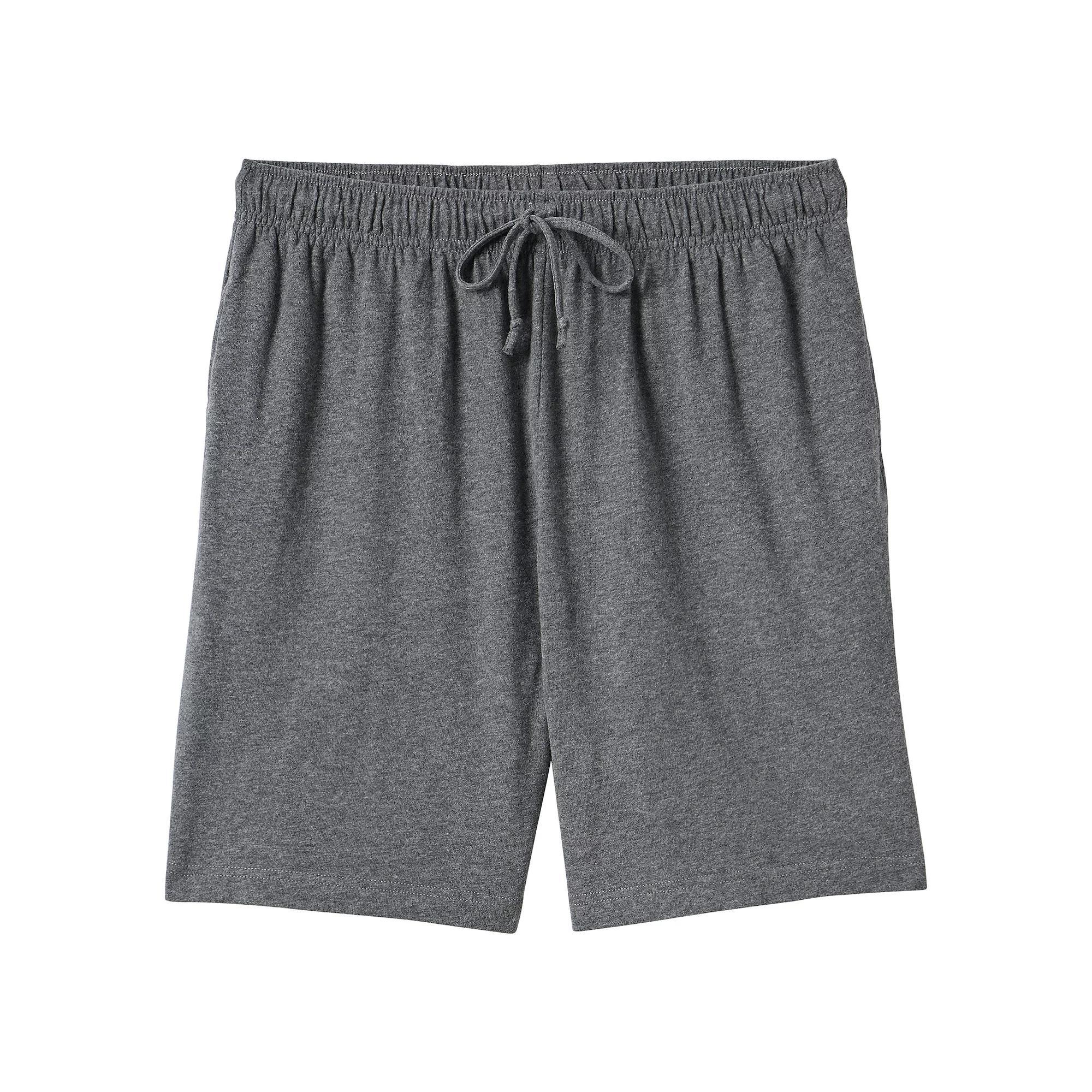 Men's Lands' End Knit Jersey Pajama Shorts, Size: Large, Black Product Image