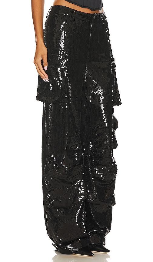 Steve Madden Duo Sequin Cargo Pants Product Image