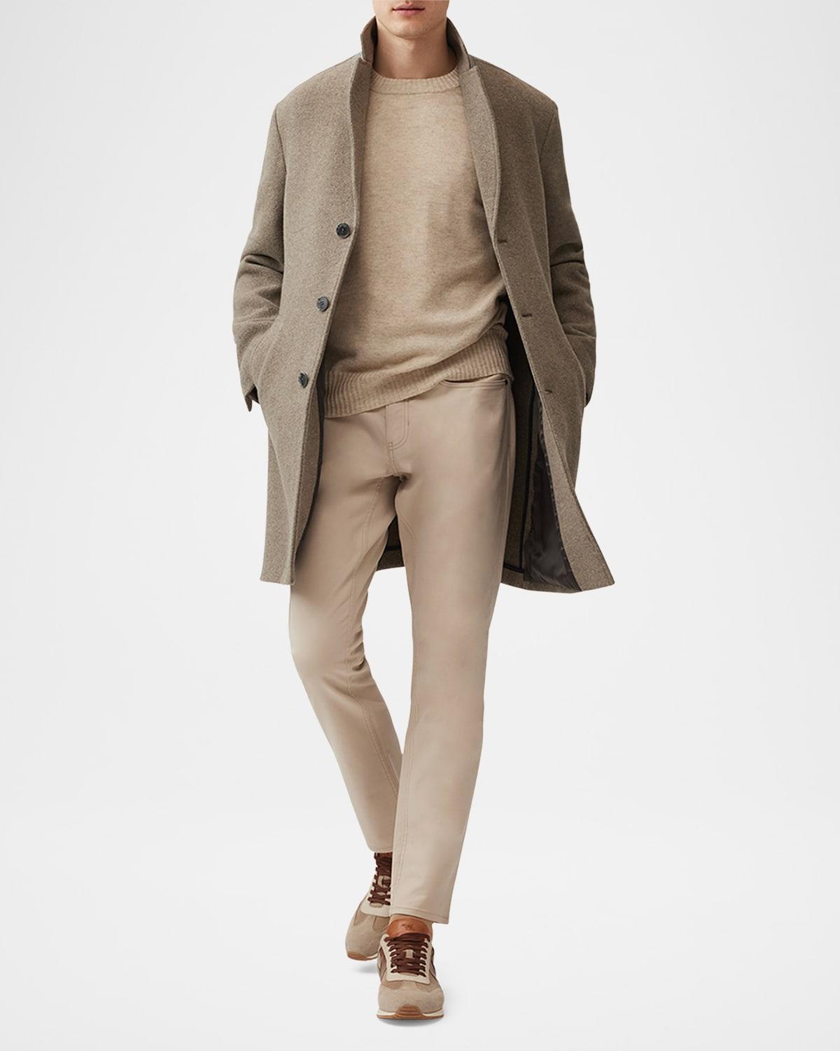 Mens Christchurch Wool-Cashmere Crewneck Sweater Product Image