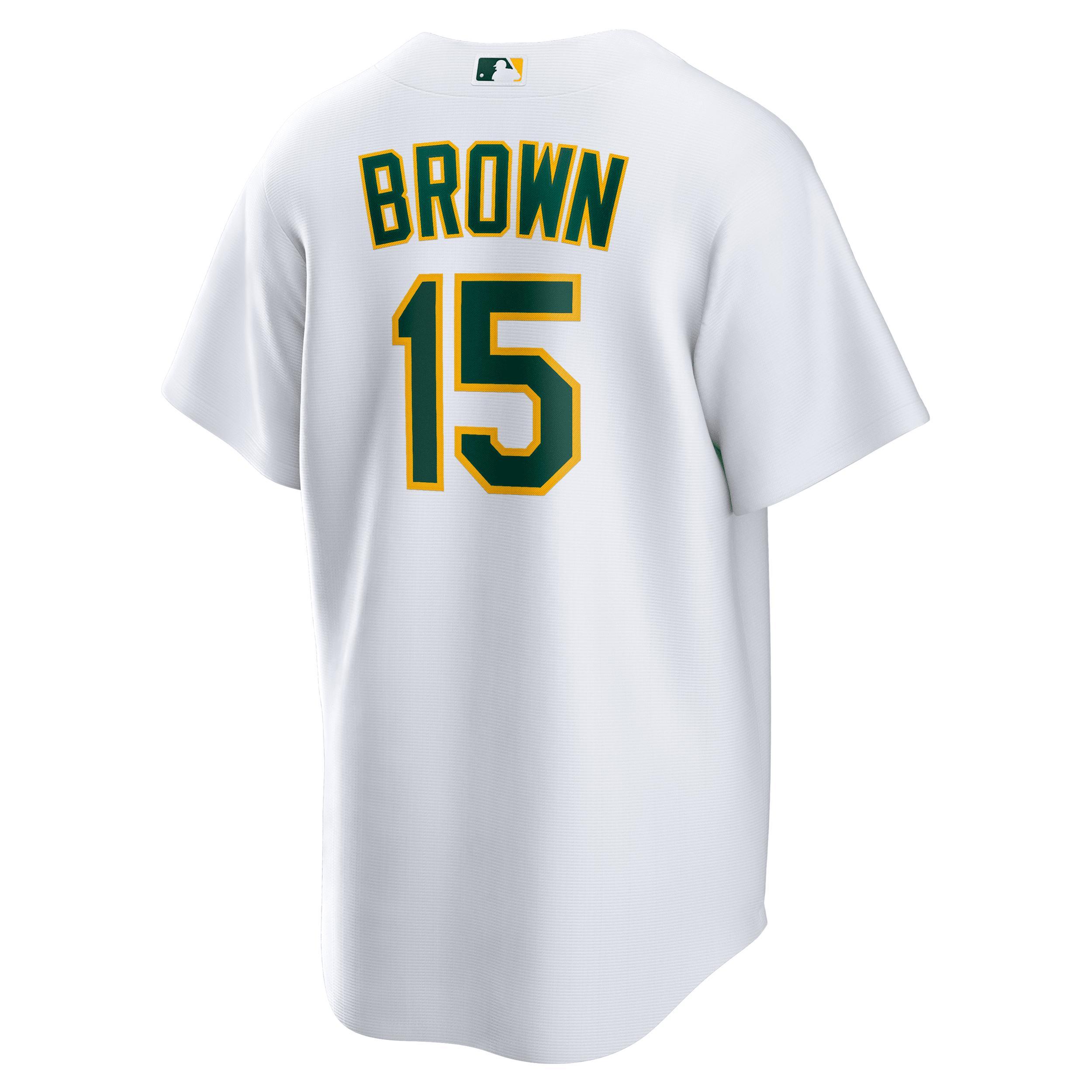 Men's Nike Seth Brown White Oakland Athletics Home Replica Jersey, Size: 2XL Product Image