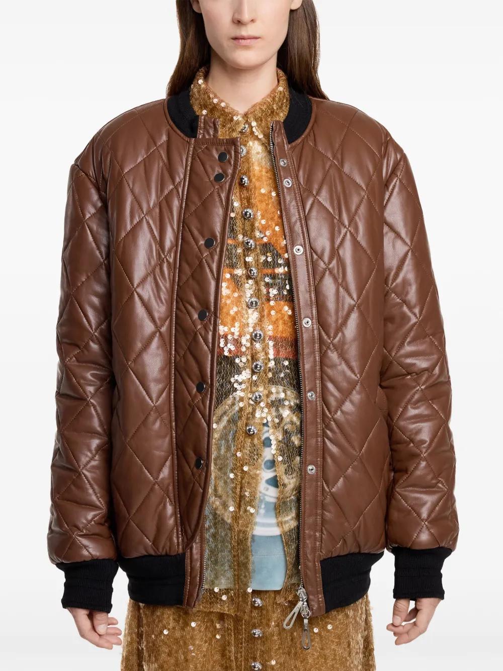 long quilted blouson Product Image