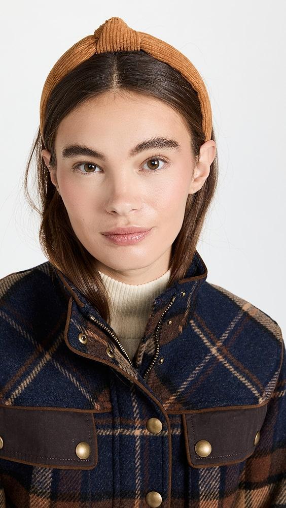 Lele Sadoughi Corduroy Slim Knotted Headband | Shopbop Product Image