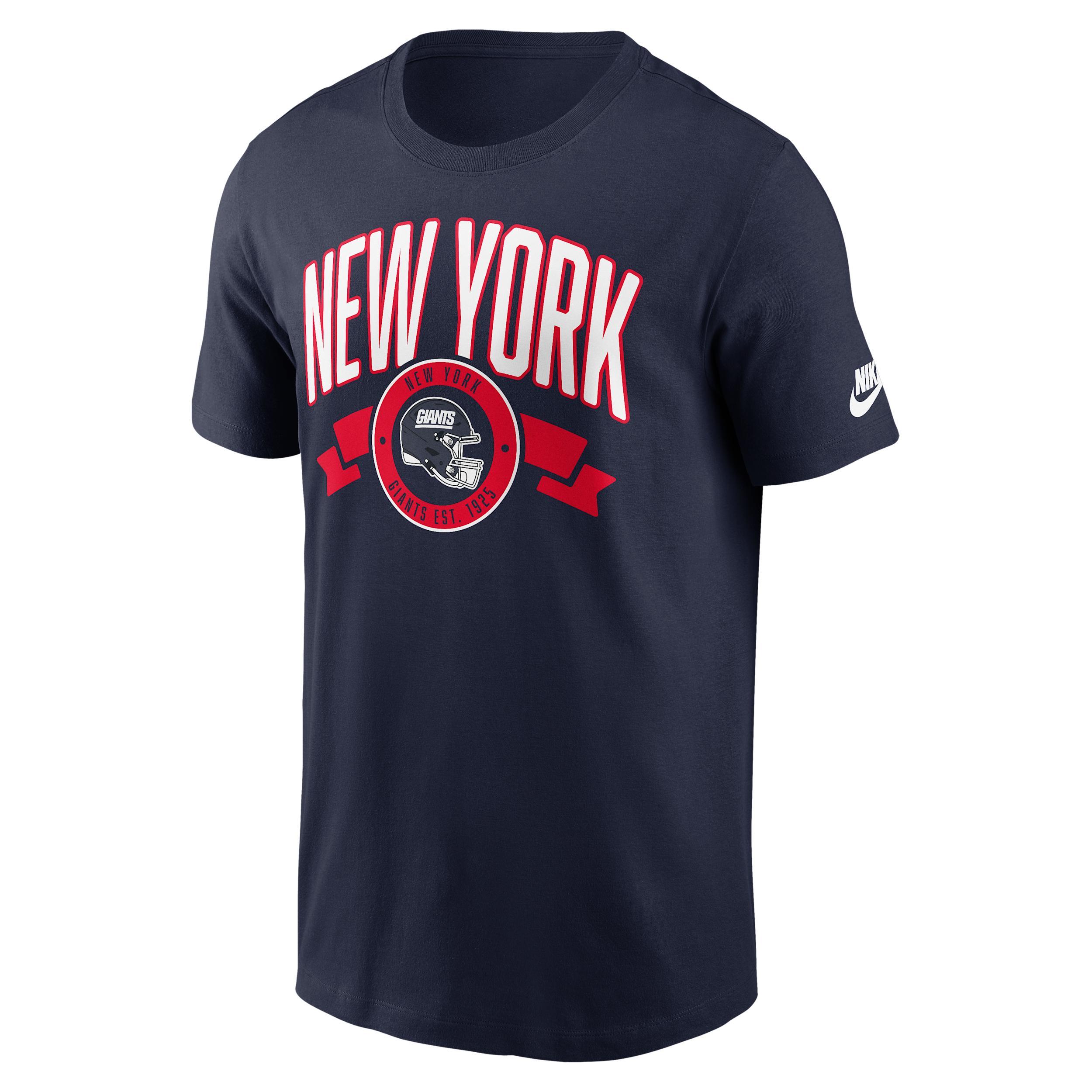 New York Giants Rewind Front And Back Hit Essential Nike Men's NFL T-Shirt Product Image