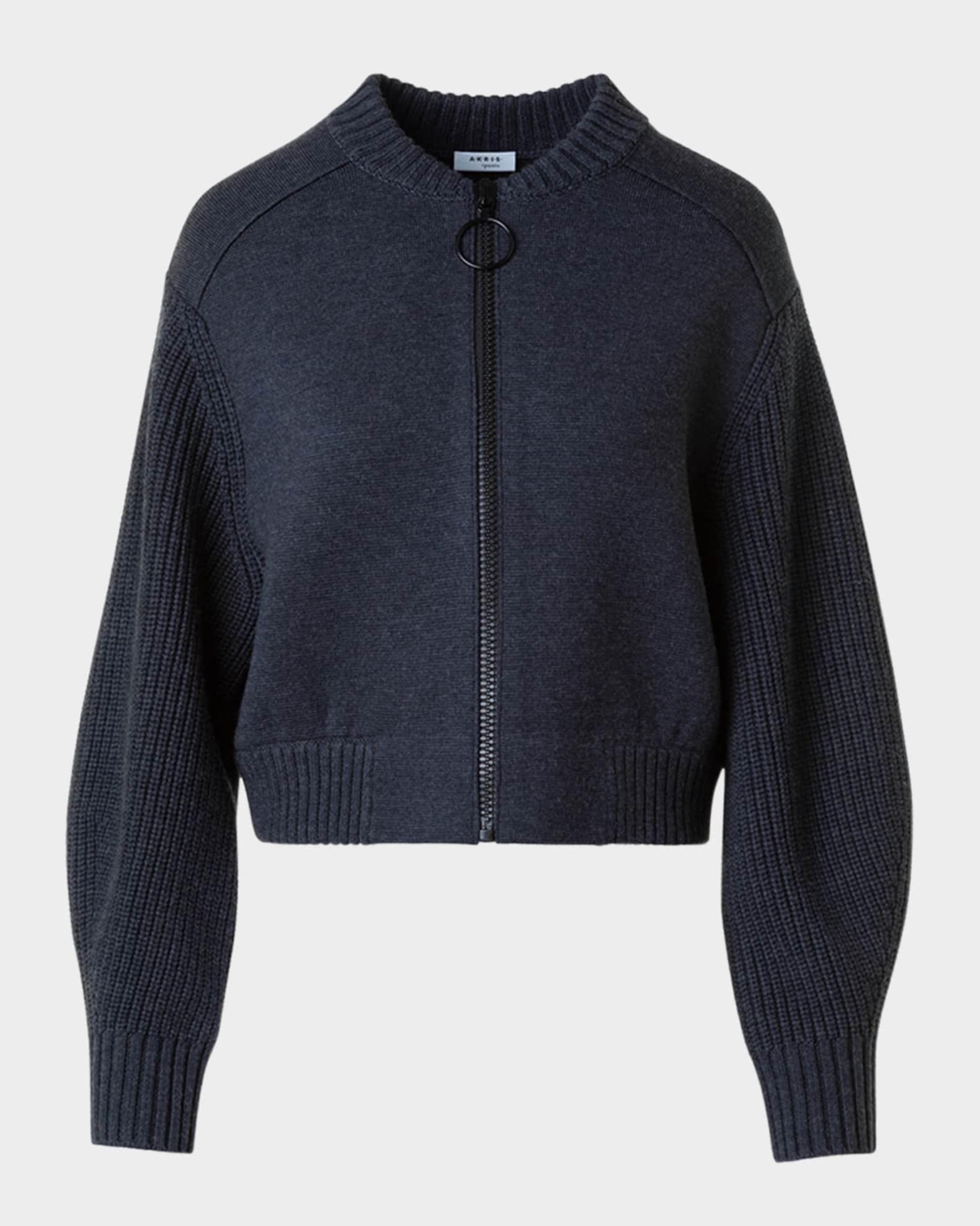 Milano Knit Bomber Jacket Product Image