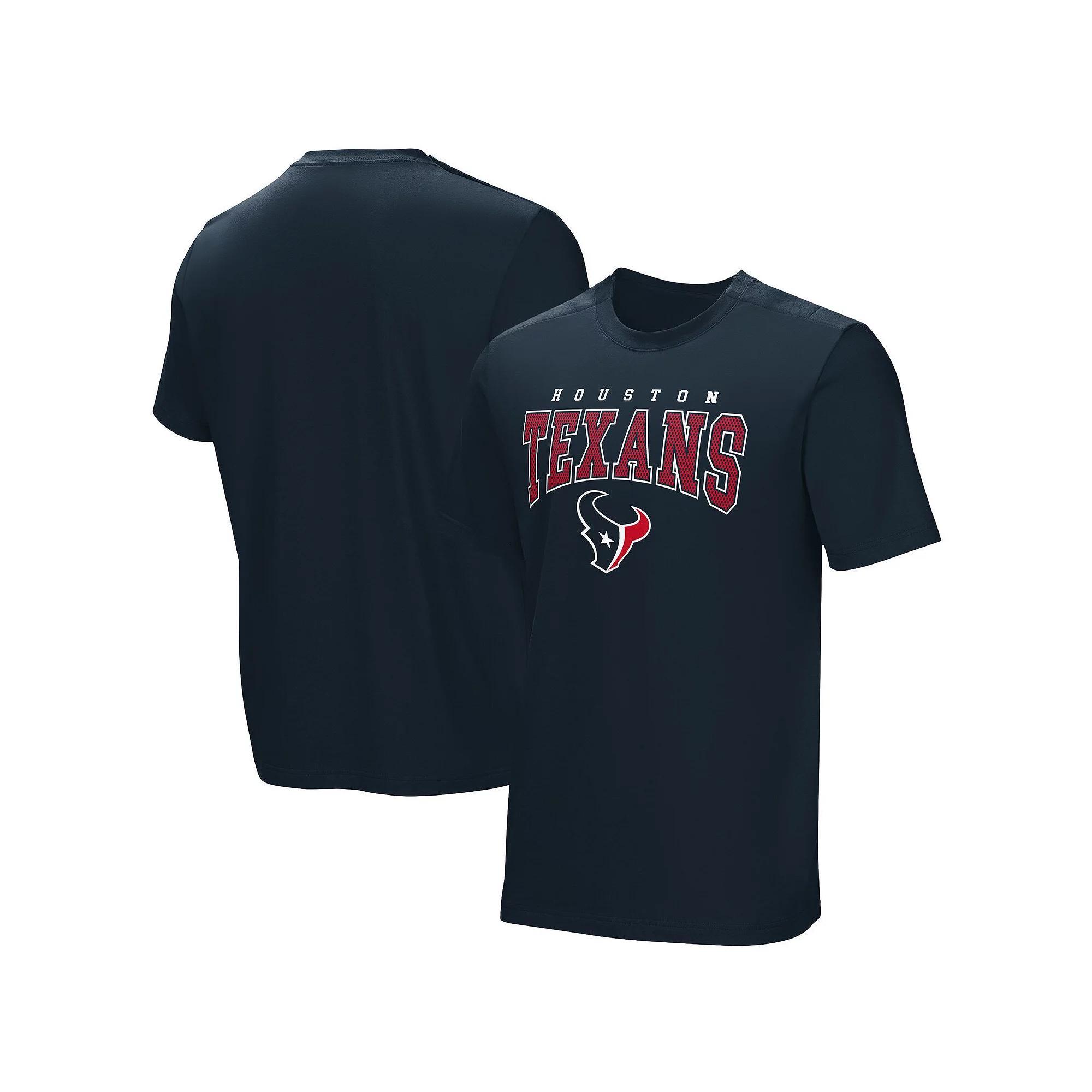 Men's  Navy Houston Texans Home Team Adaptive T-Shirt, Size: XL, Blue Product Image