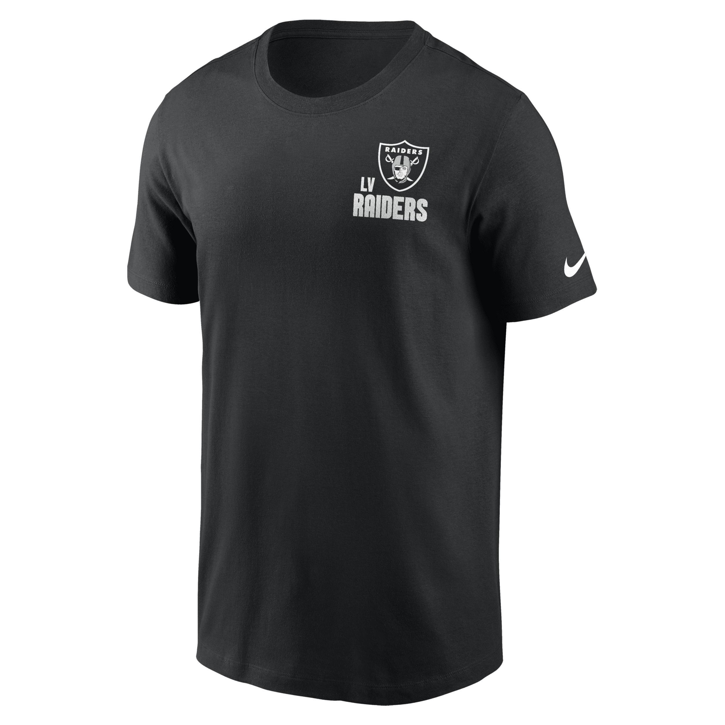 Men's Nike Black Las Vegas Raiders Blitz Essential T-Shirt, Size: Small, Lvr Black Product Image