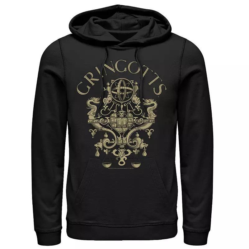 Men's Harry Potter Gringotts Logo Hoodie, Size: 3XL, Black Product Image