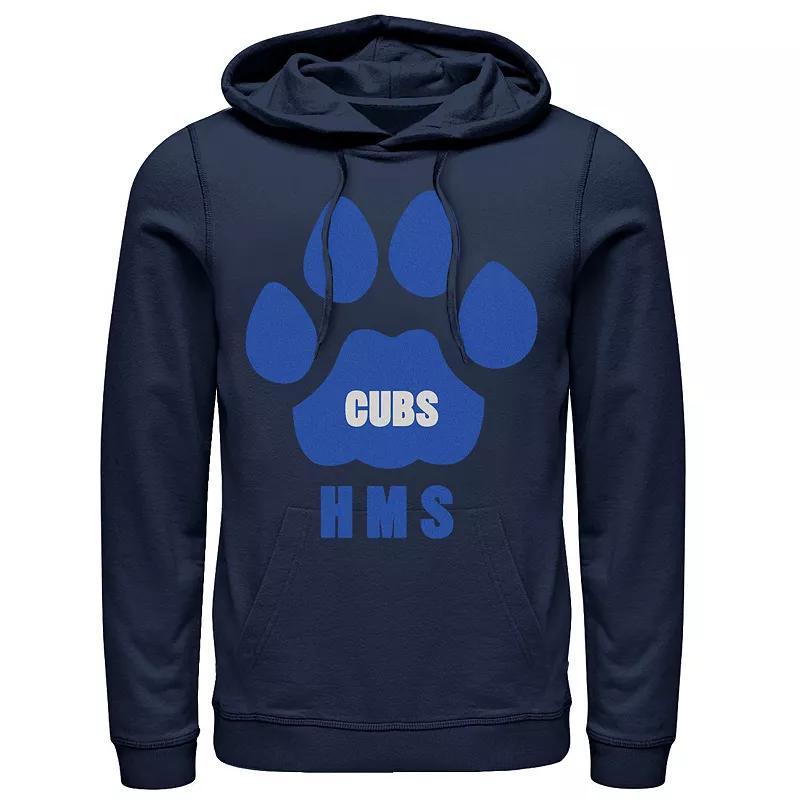 Mens Harry Potter Neither Can Live While The Other Survives Quote Hoodie Blue Product Image