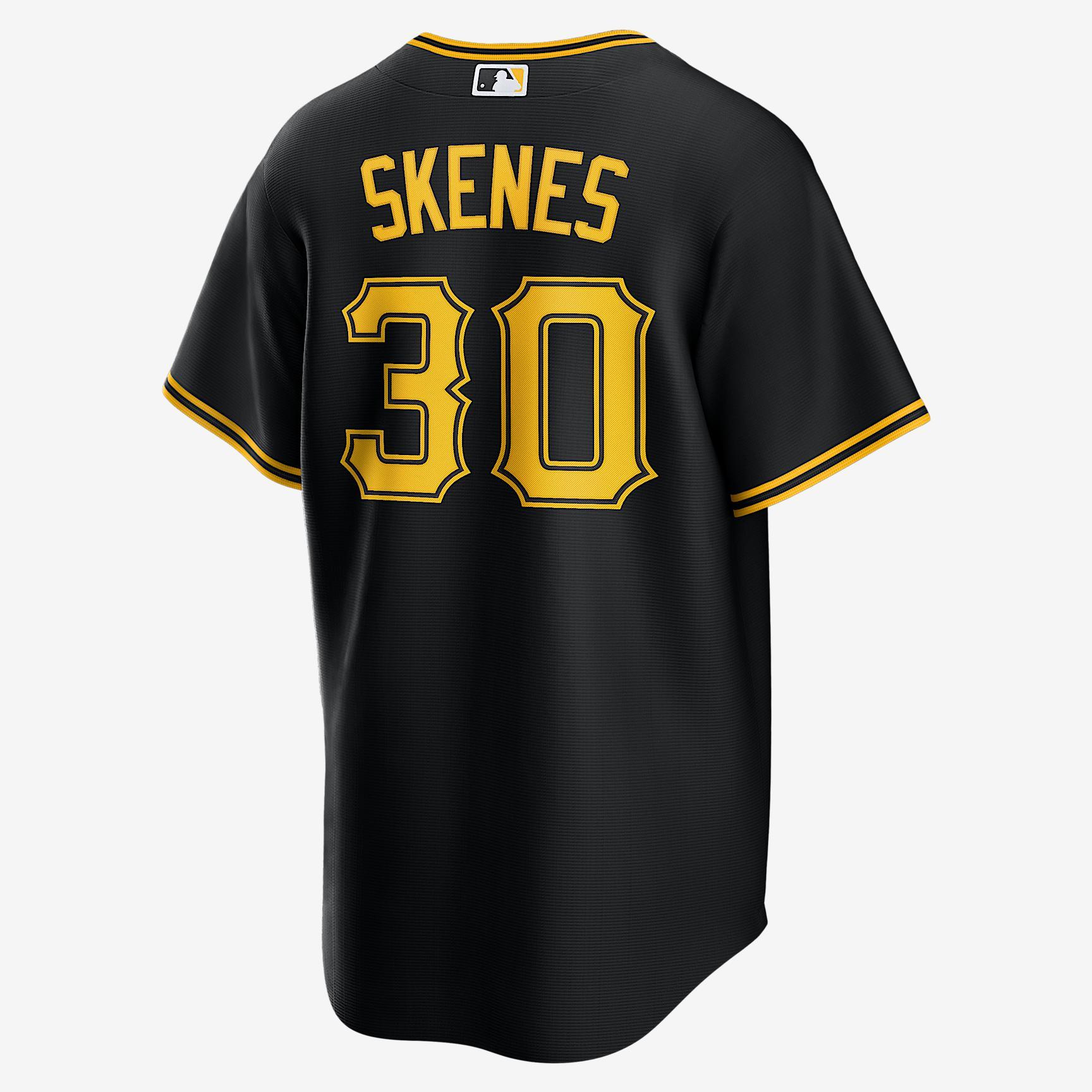 Paul Skenes Pittsburgh Pirates Men's Nike MLB Replica Jersey Product Image