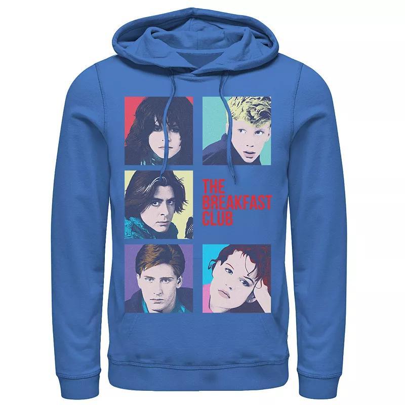 Men's Breakfast Club Group Shot Squares Hoodie, Size: Small, Black Product Image