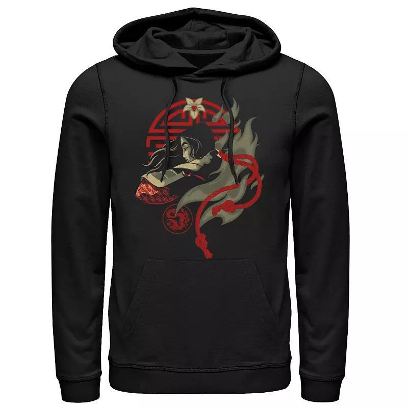Disney's Mulan Spirit Men's Pullover Hoodie, Size: XL, Black Product Image