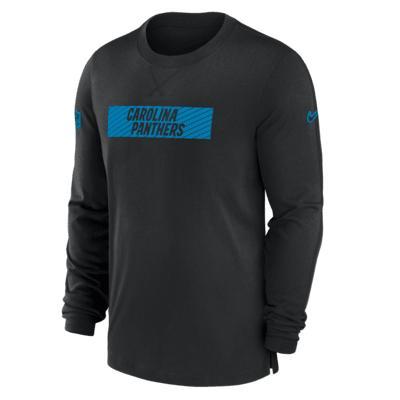 Carolina Panthers Sideline Player Team Issue Menâs Nike Men's Dri-FIT Long-Sleeve Top Product Image