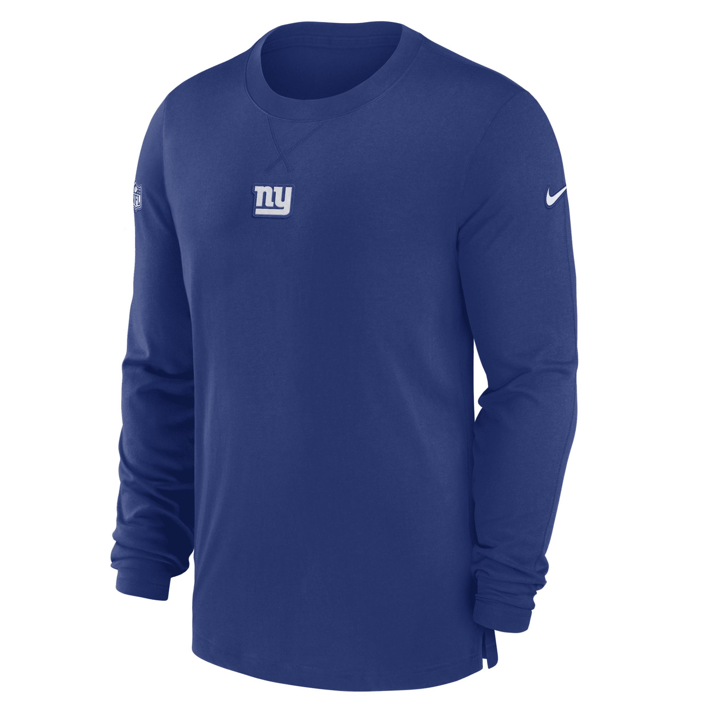 Mens Nike Navy Denver Broncos 2023 Sideline Performance Long Sleeve T-shirt Product Image
