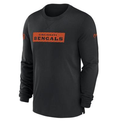 Cincinnati Bengals Sideline Player Team Issue Menâs Nike Men's Dri-FIT Long-Sleeve Top Product Image