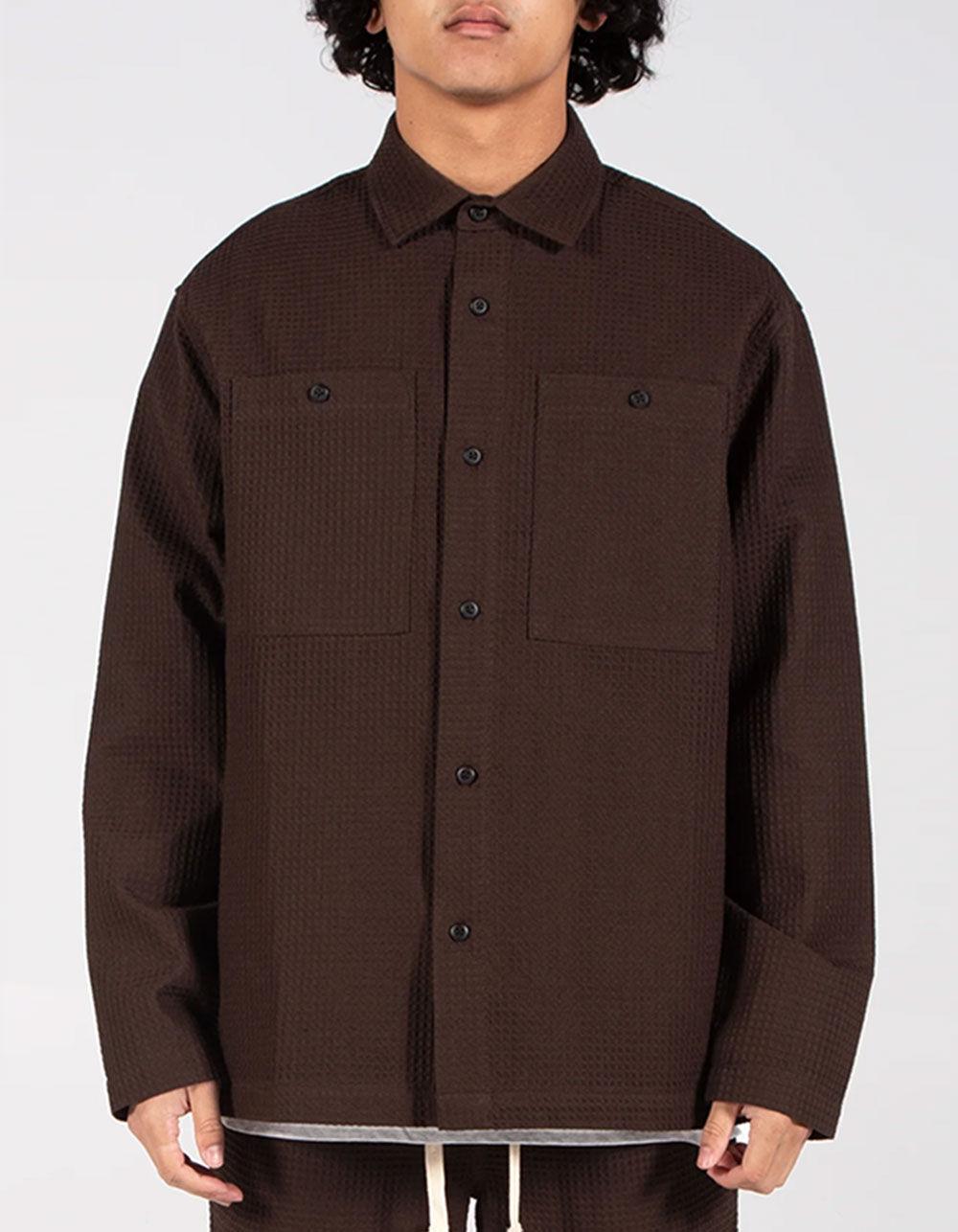 LIRA Ace Mens Overshirt - SAND Product Image
