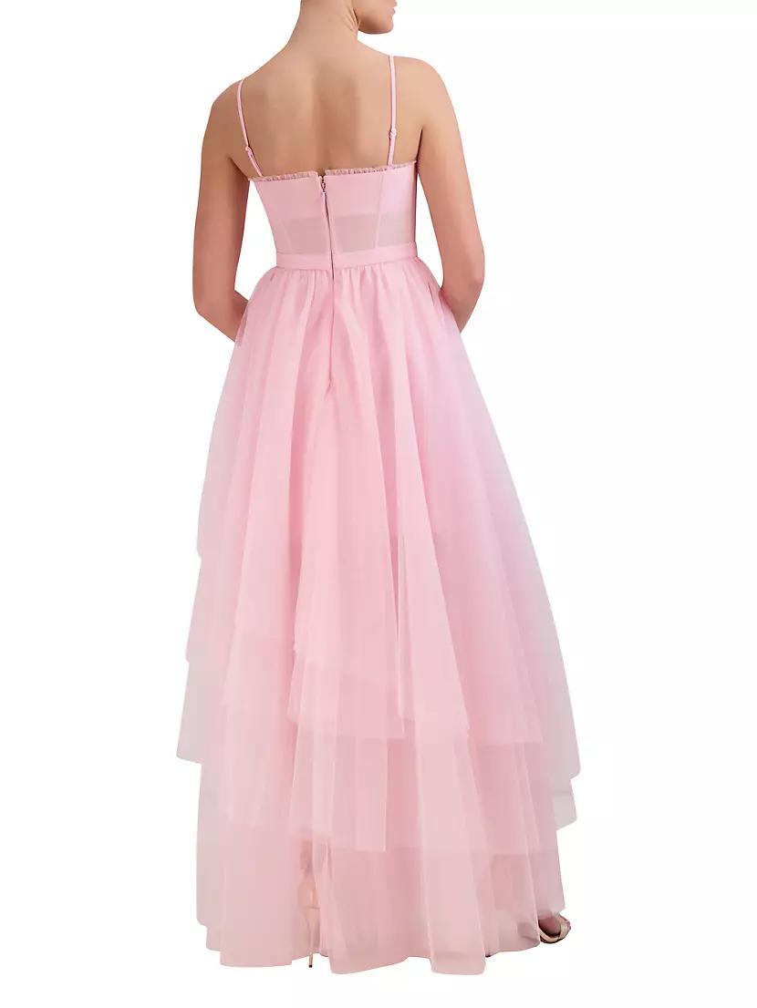 Tiered Tulle Corset Gown Product Image