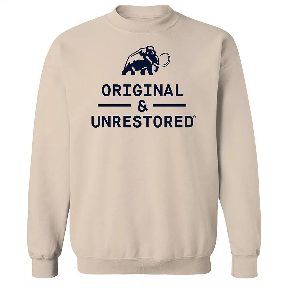 Men's Original & Unrestored Lock Up Fleece Graphic Sweatshirt, Size: XXL, Brown Product Image