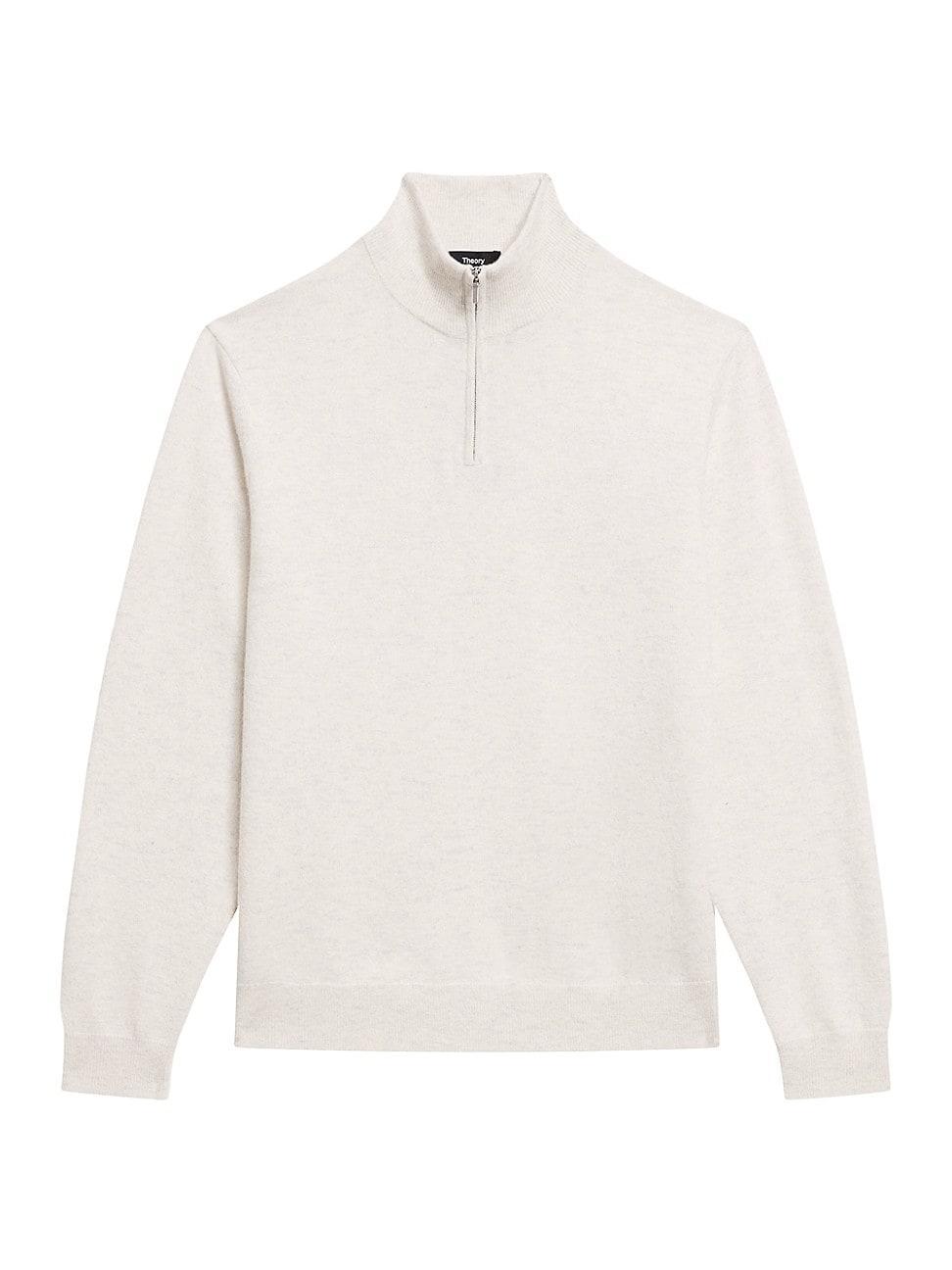 Mens Hilles Cashmere Quarter-Zip Sweater Product Image