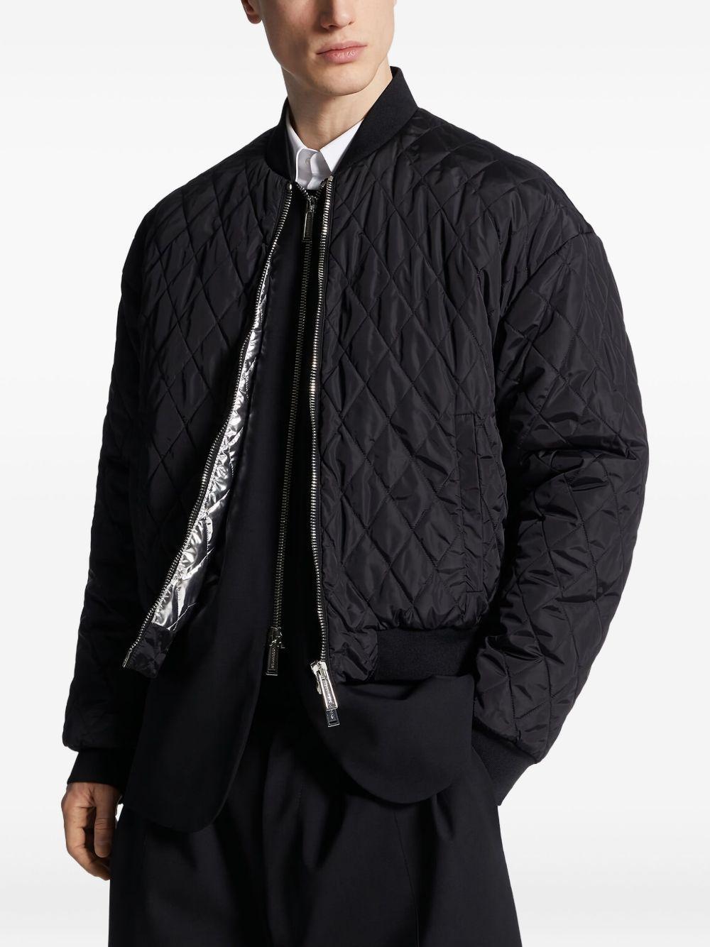 quilted bomber jacket Product Image