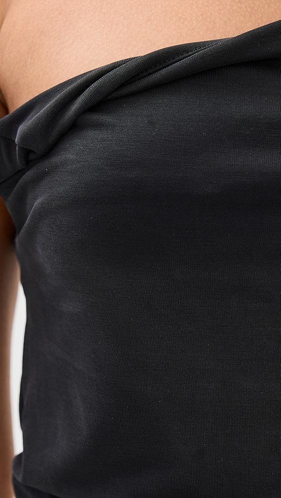 Good American Sandwashed Jersey Twist Tee | Shopbop Product Image