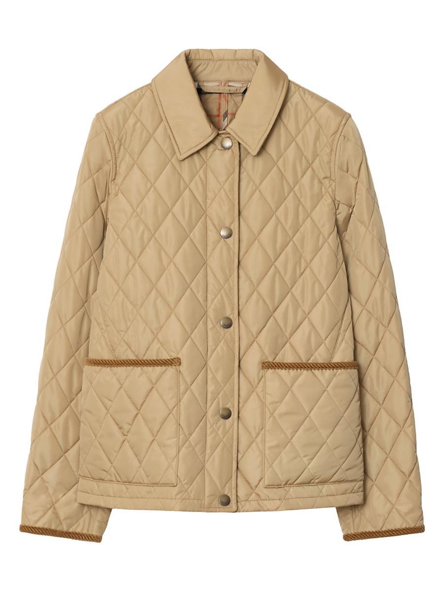 Womens Quilted Nylon Jacket Product Image