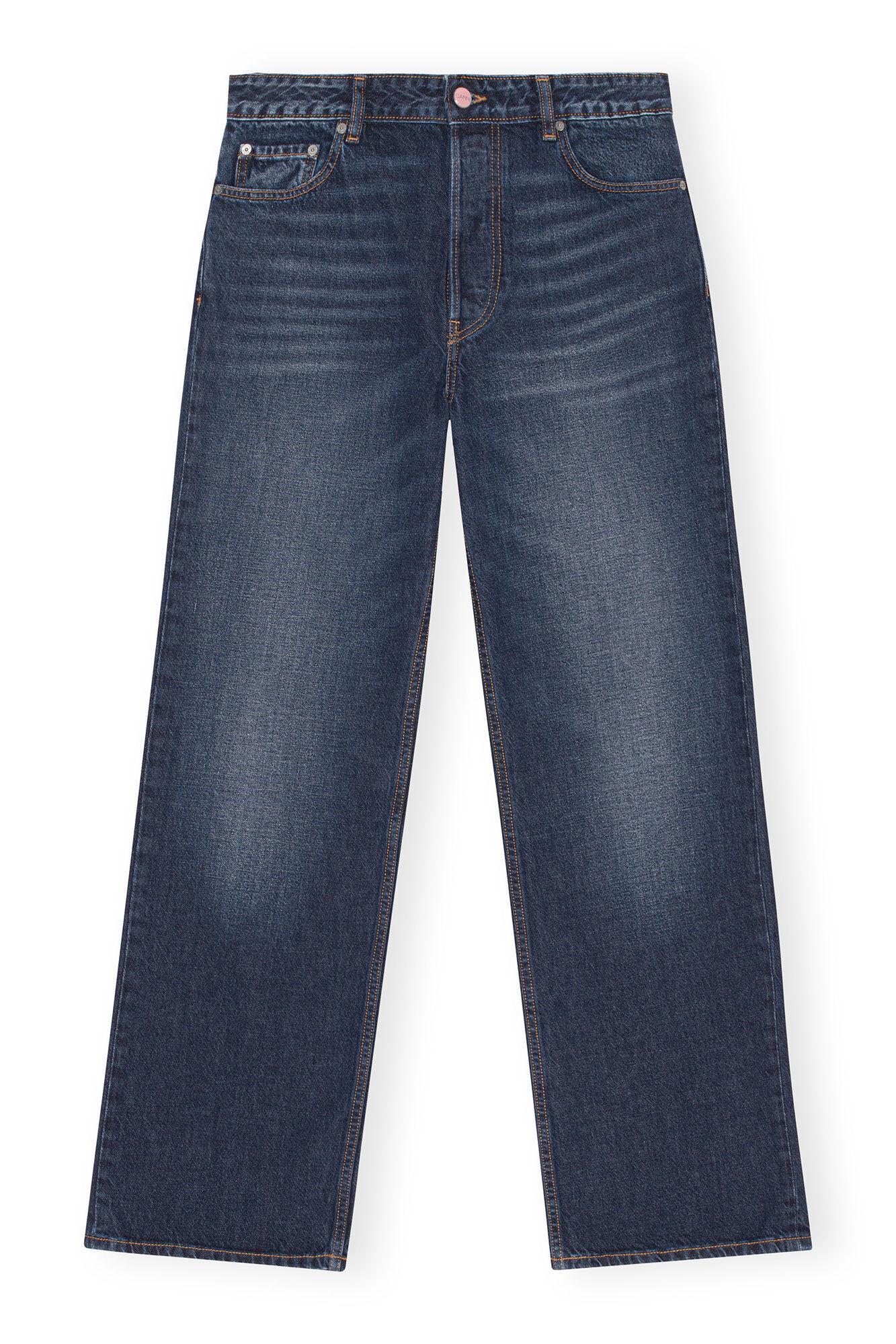 Dark Blue Vintage Izey Jeans  Product Image