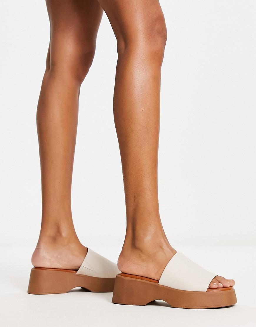 Yassu Other White Leather Women's Platform Sandals | ALDO US Product Image