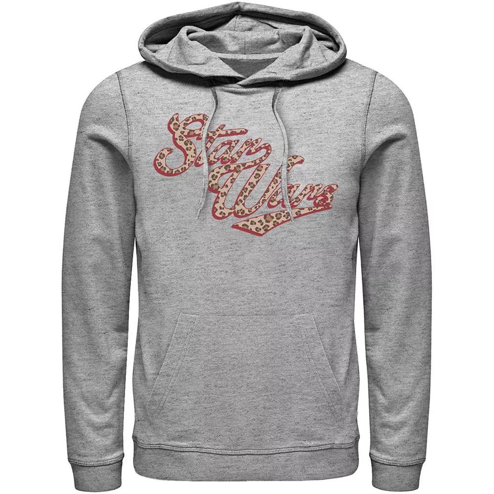 Men's Star Wars Cursive Cheetah Fill Logo Hoodie, Size: XL, Royal Product Image