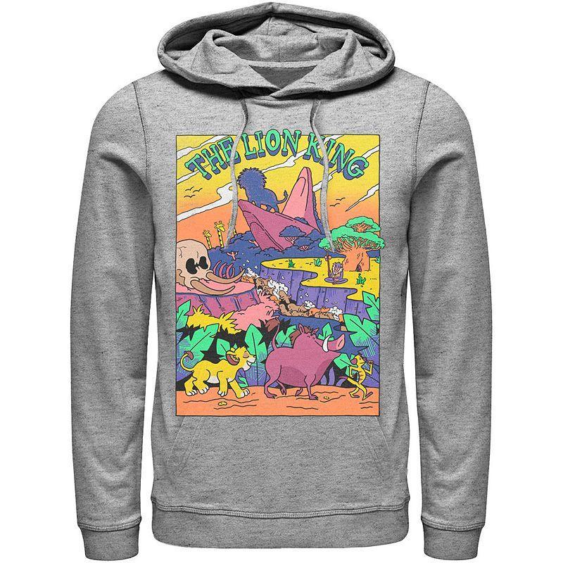 Disney's Lion King Men's Legend of Lion King Colorful Hoodie, Size: Small, Blue Product Image